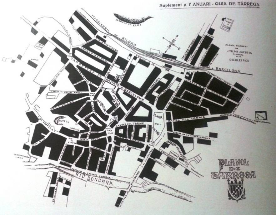 Tàrrega map 1925